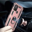 Pancierované obal na mobil pre Motorola Moto G10/G30, Nox Case Ring, ružové rose gold