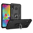 Pancierované obal na mobil pre Samsung Galaxy A20E, Nox Case Ring, čierne