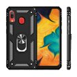 Pancierované obal na mobil pre Samsung Galaxy A40, Nox Case Ring, čierne