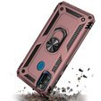 Pancierované obal na mobil pre Samsung Galaxy M21, Nox Case Ring, ružové rose gold