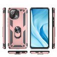 Pancierované obal na mobil pre Xiaomi Mi 11 Lite / Mi 11 Lite 5G / 11 Lite 5G NE, Nox Case Ring, ružové rose gold