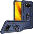 Pancierované obal na mobil pre Xiaomi Poco X3 NFC, Nox Case Ring, modré