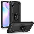 Pancierované obal na mobil pre Xiaomi Redmi 9A, Nox Case Ring, čierne