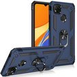 Pancierované obal na mobil pre Xiaomi Redmi 9C, Nox Case Ring, tmavomodré