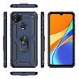 Pancierované obal na mobil pre Xiaomi Redmi 9C, Nox Case Ring, tmavomodré