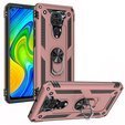 Pancierované obal na mobil pre Xiaomi Redmi Note 9, Nox Case Ring, ružové rose gold