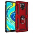 Pancierované obal na mobil pre Xiaomi Redmi Note 9S / 9 Pro, Nox Case Ring, červené