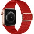 Pasek Nylonowy do Apple Watch 1/2/3/4/5/6/7/8/SE/ULTRA 42/44/45/49mm, Czerwony