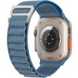 Pasek Nylonowy do Apple Watch 1/2/3/4/5/6/7/8/SE/ULTRA 42/44/45/49mm, Niebieski