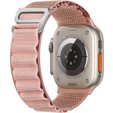 Pasek Nylonowy do Apple Watch 1/2/3/4/5/6/7/8/SE/ULTRA 42/44/45/49mm, Różowy