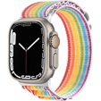 Pasek Nylonowy do Apple Watch 1/2/3/4/5/6/7/8/SE/ULTRA 42/44/45/49mm, Tęczowy