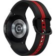 Pasek Silicone Strap Sports do Samsung Galaxy Watch 4/5 - Black/Red