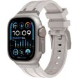 Pasek Silikonowy Ocean do Apple Watch 1/2/3/4/5/6/7/8/SE/ULTRA 42/44/45/49MM, Czarny