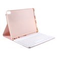 Puzdro + klávesnica iPad Air 10.9 4 2020 / 5 2022, ružové rose gold