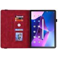 Puzdro pre Lenovo Tab M10 Plus 10.6 Gen 3 TB-125F TB-128F, Butterfly, červené