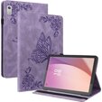 Puzdro pre Lenovo Tab M9, Butterfly, fialové