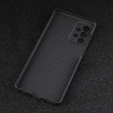 Puzdro pre Samsung Galaxy A53, Aramid Fiber Cover, čierne