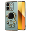 Puzdro pre Xiaomi Redmi Note 13 5G, Astronaut, zelený + tvrdené sklo 9H