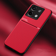 Puzdro pre Xiaomi Redmi Note 13 5G, s magnetickou úchytkou, červené