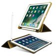 Puzdro pre iPad 9.7 2018 / 2017/ Air / Air 2, Smartcase s priestorom pre stylus, zlaté