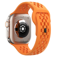 Silikónový remienok pre Apple Watch 1/2/3/4/5/6/7/8/SE/ULTRA 42/44/45/49MM, oranžový