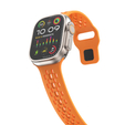 Silikónový remienok pre Apple Watch 1/2/3/4/5/6/7/8/SE/ULTRA 42/44/45/49MM, oranžový