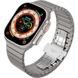 Stalowa bransoleta do Apple Watch 1/2/3/4/5/6/7/8/SE/Ultra 42/44/45/49mm, Srebrna