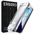 Tvrdené sklo pre iPhone 15, ERBORD Easy App Full Screen Protector