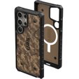 Urban Armor Gear Obal na mobil pre Galaxy S24 Ultra, Pathfinder SE MagSafe Camo, hnedé